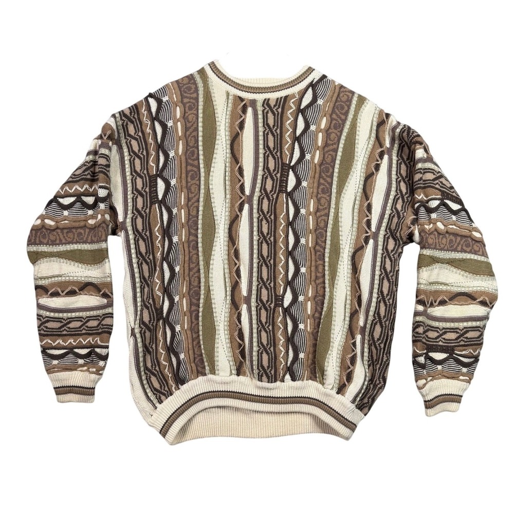 Coogi Style Sweater by The Executive Suite New York Mens L Cotton Knit Casual